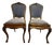 Late 19th Century Louis XV Style Carved Side Chairs, a Pair For Sale