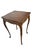 Wood Vintage French Provincial Tall Square Table With Sculptural Turned Legs For Sale - Image 7 of 15
