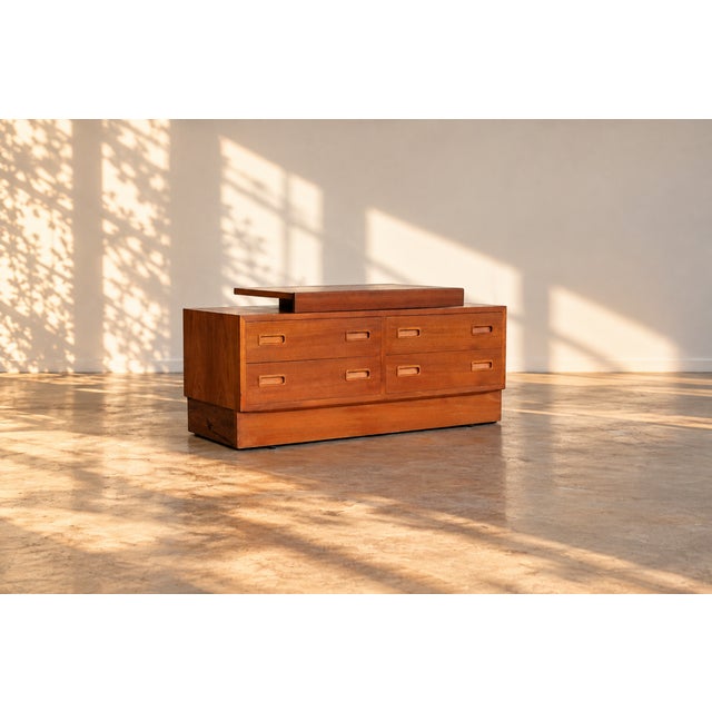 Brown Vintage TV Unit with Sideboard from Hundevad & Co., Denmark, 1960s For Sale - Image 8 of 8
