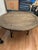 Rustic European Rh Flatiron Round Elm & Steel Dining Table, 60" For Sale - Image 3 of 3