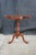Late 20th Century Vintage Georgian Style Scalloped Mahogany Starburst Inlaid Pedestal Side Table For Sale - Image 5 of 18