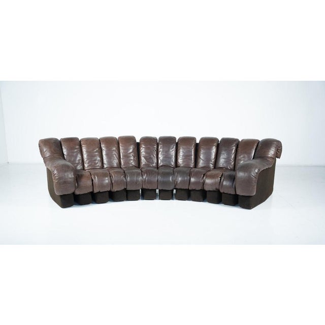 DS-600 Modular Sofa attributed to Berger, Peduzzi, Vogt & Ulrich for de Sede, 1970s, Set of 12 For Sale - Image 4 of 10