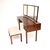 Mid-Century Modern Vintage Danish Rosewood Dressing Table and Stool by Kai Kristiansen for Aksel Kjersgaard, 1960s, Set of 2 For Sale - Image 3 of 17