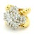 Vintage 18k Gold Diamond Bombe Cocktail Ring, 3.75 Carats, Size 7 For Sale - Image 11 of 14