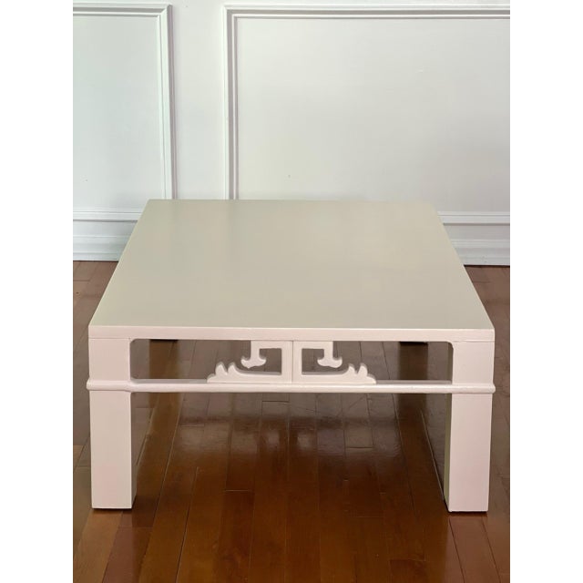 Henredon Henredon Chinoiserie White Coffee Table, 1970s For Sale - Image 4 of 12