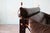 Wood 1970s Percival Lafer Green Sofa Mp 97 Leather Sofa Extended Head Rest For Sale - Image 7 of 13