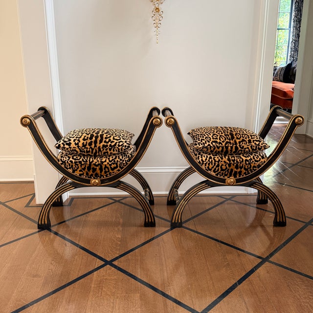 Pair of John Richard Randolph Stools For Sale - Image 11 of 11