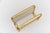 1960s Vintage Brass and Glass Wall Shelf, 1960s For Sale - Image 5 of 10