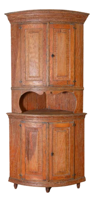 19th Century Swedish Corner Cabinet Circa 1830