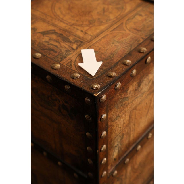 Pulaski 'Espaigne' Large Square Old World Map Storage Coffee Table For Sale - Image 17 of 18