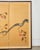 Metal Japanese Showa Four Panel Screen Persimmon Branch in Snow For Sale - Image 7 of 18