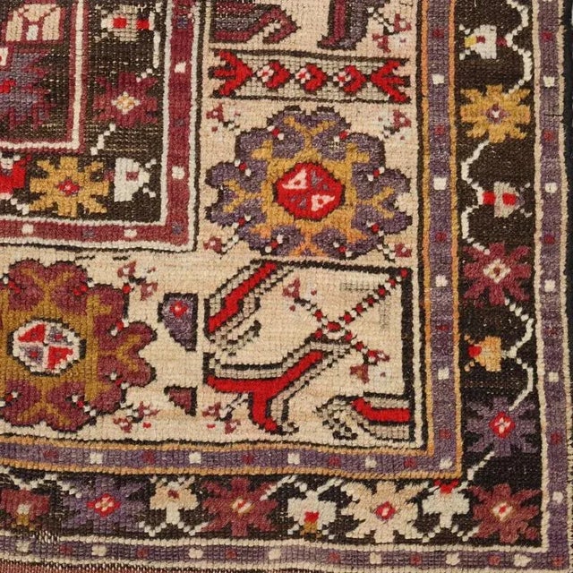 Textile Vintage Turkish Kirsehir Rug For Sale - Image 7 of 10