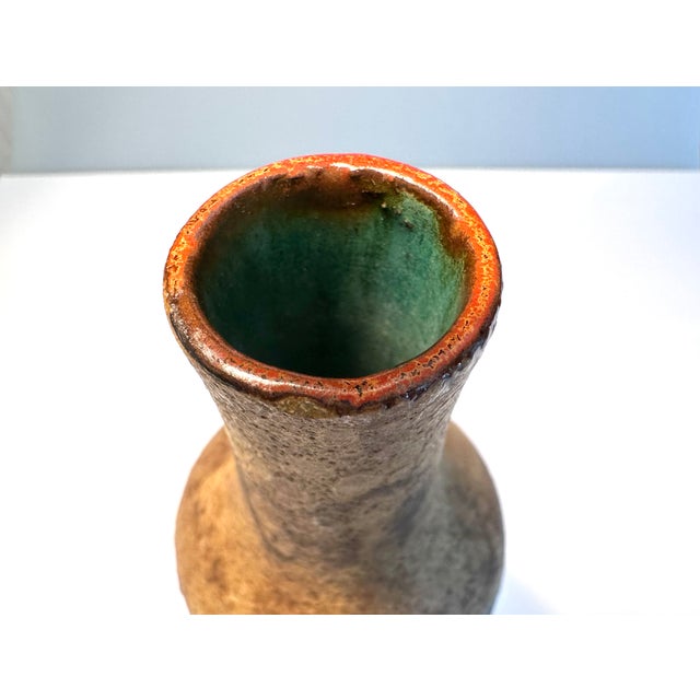 1960s Hand-Crafted Archaic Ceramic Vase from Ceramano, Germany, 1960s For Sale - Image 5 of 10