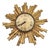 Electrica Sunburst Wall Clock, 1960s For Sale