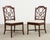 Wood Set of Eighteen Organic Modern Rattan Leather Dining Chairs For Sale - Image 7 of 18