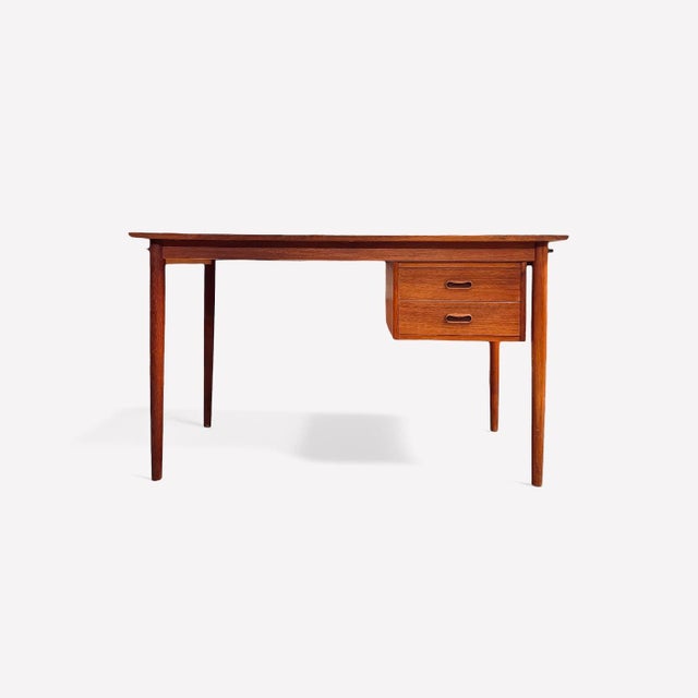 Teak Desk by Arne Vodder for H. Sigh & Son Spottrup, 1960s For Sale - Image 9 of 9