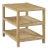 Kenneth Ludwig Chicago Traid Ceruse Oak Side Table For Sale