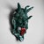 Early 21st Century Green Ceramic Apotropaic Mask from Gennaro Condurso, Italy, 2010s For Sale - Image 5 of 8