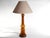 Scandinavian Modern Amber Glass Table Lamp by Miranda, 1970s For Sale - Image 17 of 18