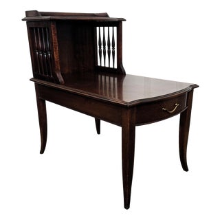 Antique Italian Walnut Side Table, 1890s For Sale