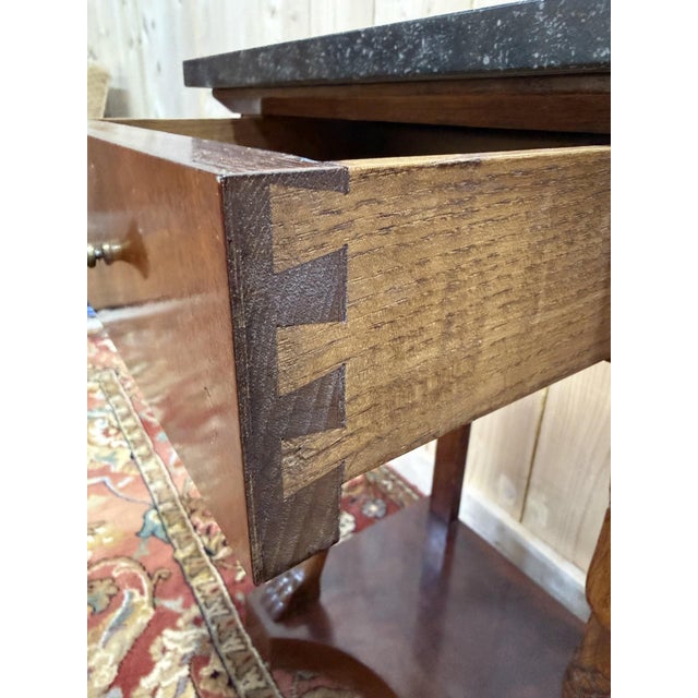 Empire Style Bedside Tables, 1940s, Set of 2 For Sale - Image 4 of 8