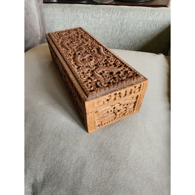 Late 19th Century Antique Chinese Export Box For Sale - Image 5 of 8