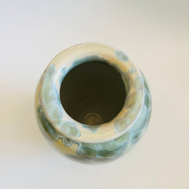 Large John Mankameyer Crystalline Pottery Vase For Sale - Image 10 of 12