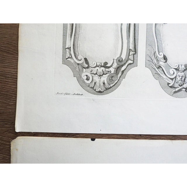 Early 18th Century Antique 1728 James Gibbs Architectural Ornament Engravings - Set of 3 For Sale - Image 5 of 10
