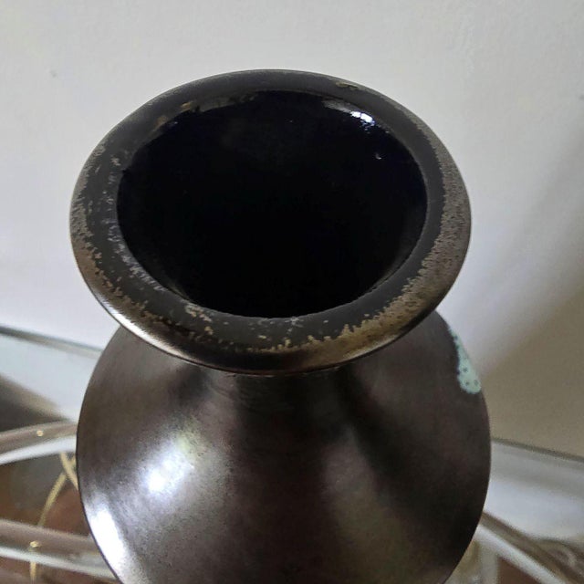 Mid Century Modern Italian Tall Vase 1960s For Sale In Dallas - Image 6 of 14
