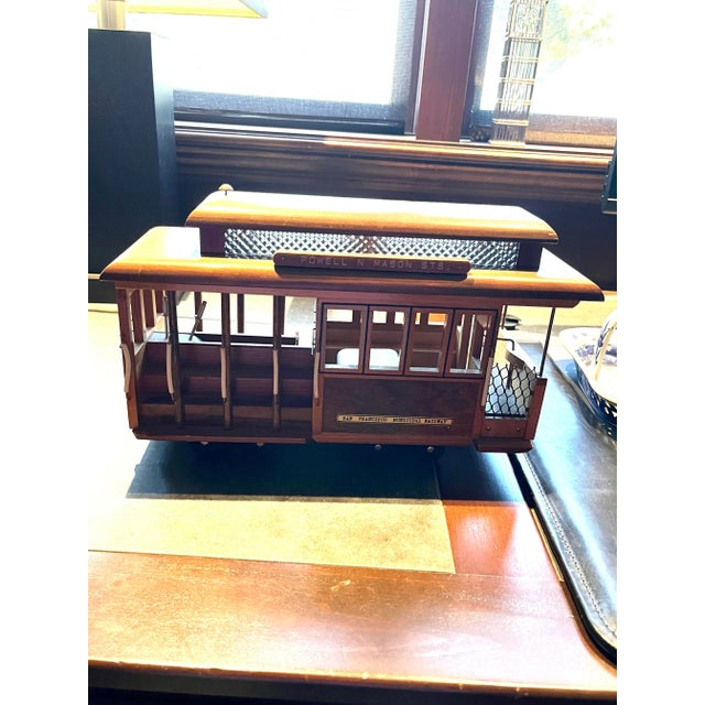 Camel Handmade San Francisco Streetcar Music Box By, Nate Gruenburg For Sale - Image 8 of 8