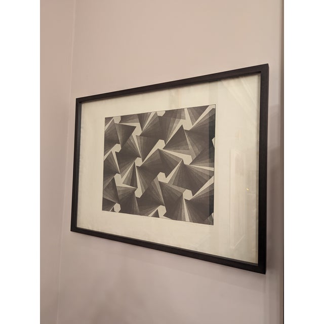 Berenice Benjelloun, Growth of Light, 1972, Print, Framed For Sale - Image 6 of 7