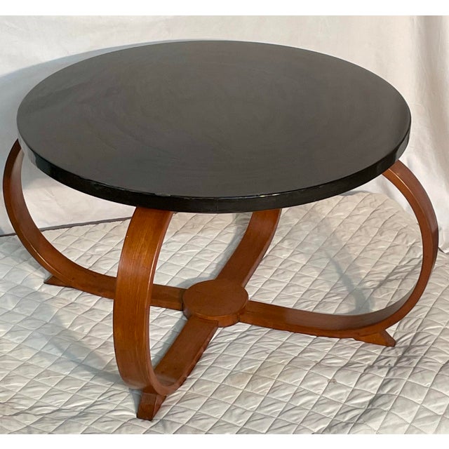1930s Art Deco Bent Wood Coffee Table in the Style of Thonet For Sale - Image 12 of 12