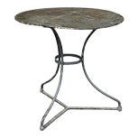 Small Vintage French Gueridon Table, 1950s For Sale