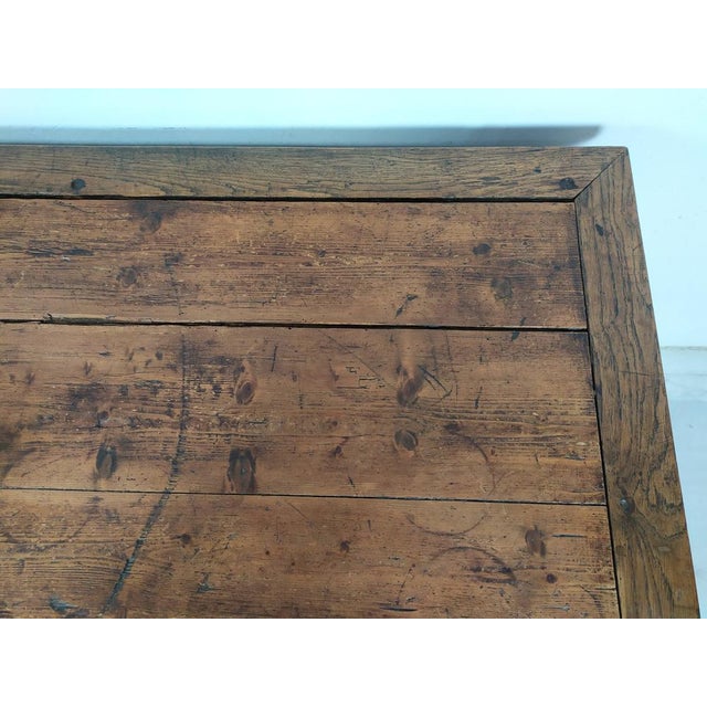 Rustic Office Workshop Table For Sale - Image 11 of 18