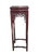 Vintage Circa 1960's Chinoiserie Rosewood Pedestal Stand Display 36" H For Sale - Image 9 of 9