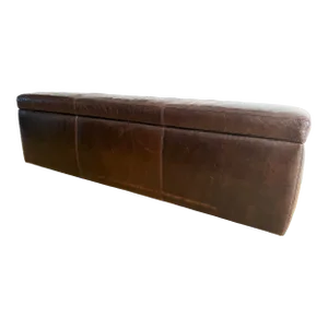 Room & Board Leather Storage Bench