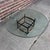 Postmodern Leon Rosen for Pace Collection Copper and Glass Coffee Table For Sale - Image 3 of 8
