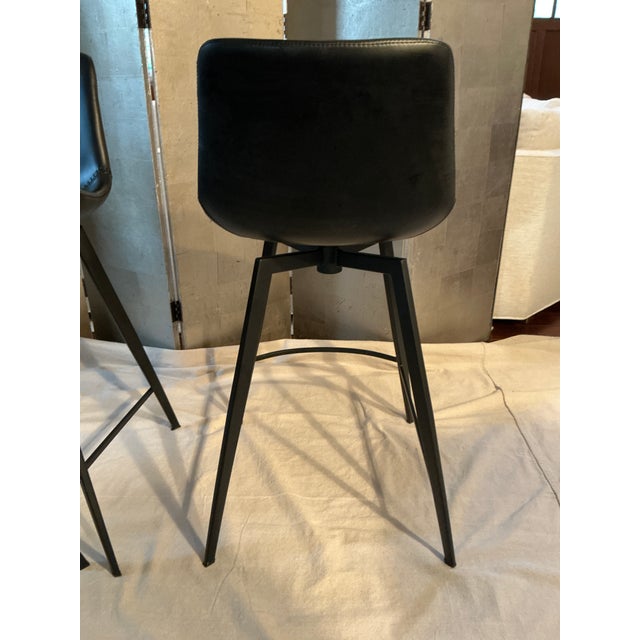 Arhaus Gage Swivel Counter Stool Set of 4 For Sale In Cleveland - Image 6 of 16