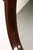 Wood Mid-Century Italian Oval Mirror in Curved Teak, Rope and Leather, 1960s For Sale - Image 7 of 8