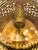 Brass Antique French Pair of Gilt Brass Filigree & Glass Rococo Style Perfume Bottles For Sale - Image 8 of 12