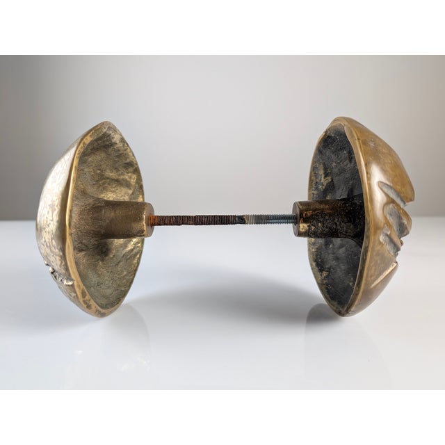 1970s Brutalist Double Bronze Handle, 1970s For Sale - Image 5 of 11