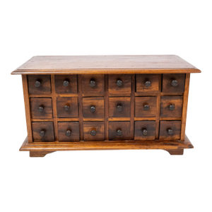 Mid-Century 18-Drawer Apothecary or Spice Counter Chest of Drawers