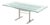 Contemporary Glass Top Dining Table For Sale