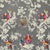 Sample - Schumacher Chinoiserie Moderne Fabric in Graphite For Sale