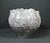 Kavana Décor Sculptural White & Gray Porcelain Vase With Gold Ruffled Rim For Sale In Austin - Image 6 of 14