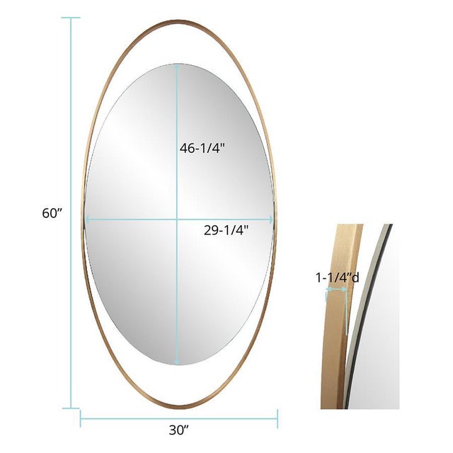 Nouvel Elliptical Mirror For Sale - Image 10 of 11