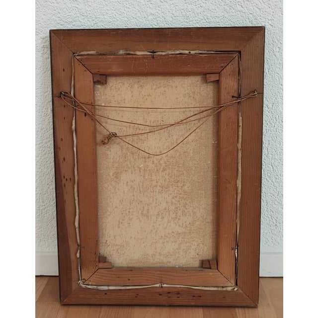 Ezelino Briante, Vicolo Di Capri, Oil on Canvas, 1960s, Framed For Sale - Image 10 of 11