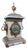 19th Century Pendulum Clock with Onyx Cornac For Sale