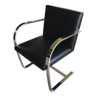 Authentic Ludwig Mies Van Der Rohe Brno Flat Bar Chairs For Sale