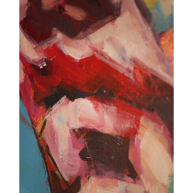 Jiménez, Interpretation, Oil on Canvas For Sale - Image 4 of 6